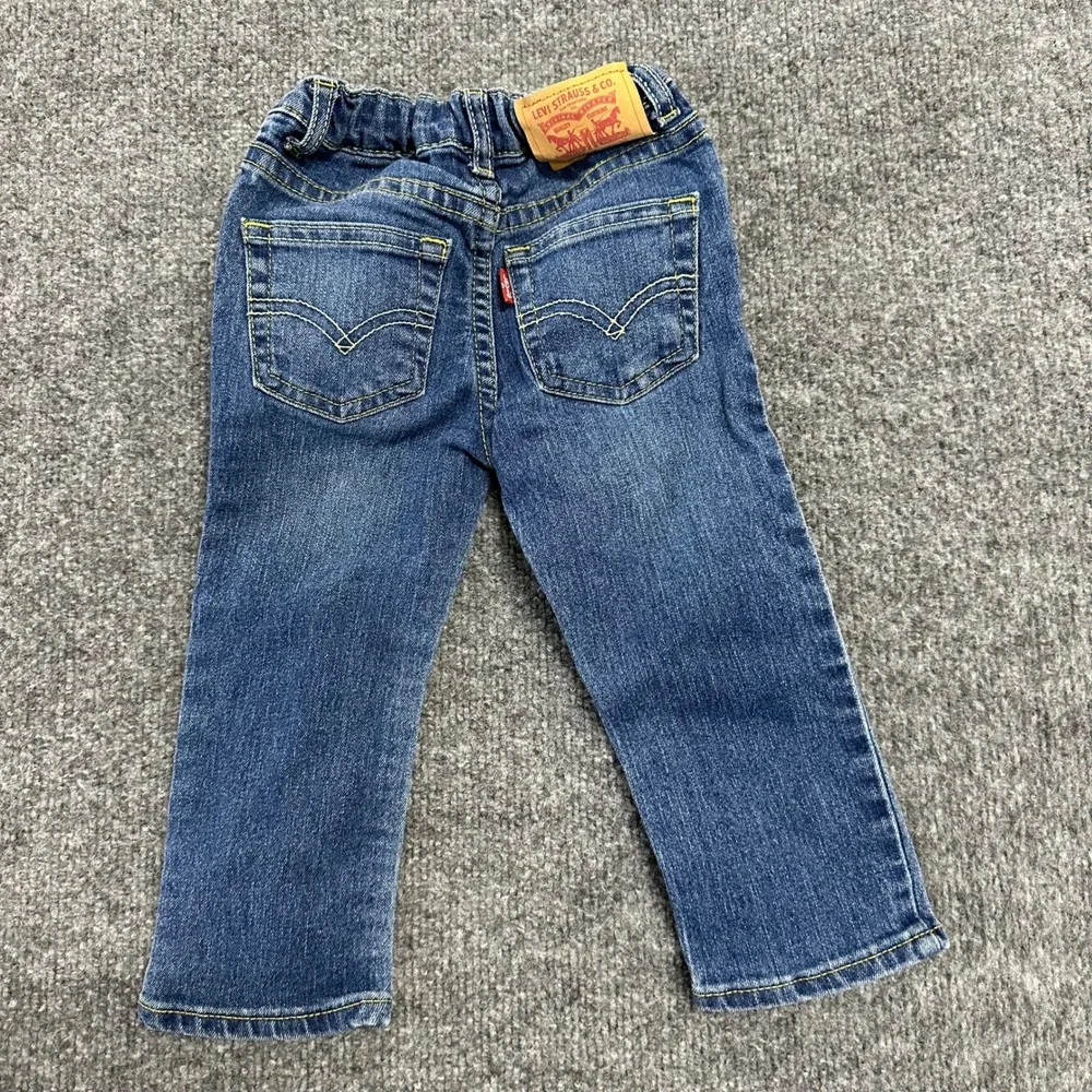 Levi's Jeans Boys Size 18M Blue 511 Slim Fit Adjustable Waist Denim Pants